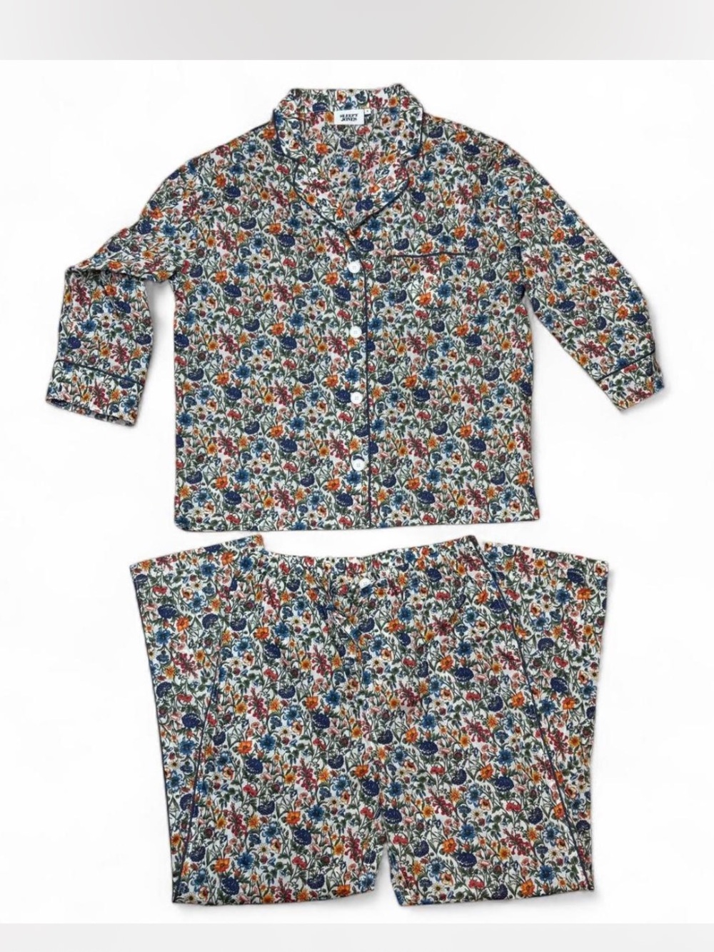 Sleepy Jones 100% Cotton Floral Pajama Set